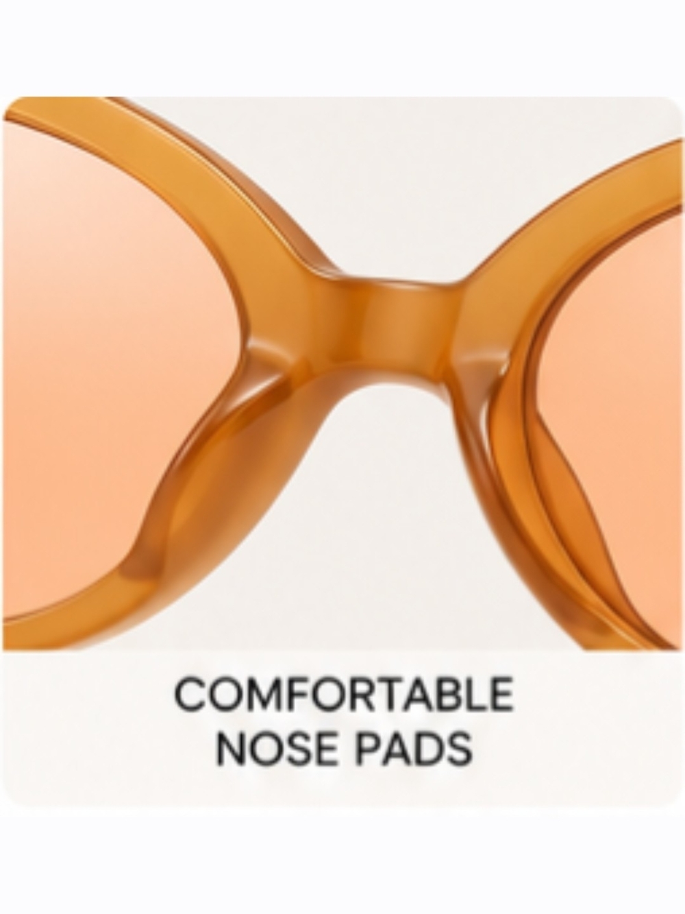 Women's Retro Oval Sunglasses - Amber - Picture 8 of 12